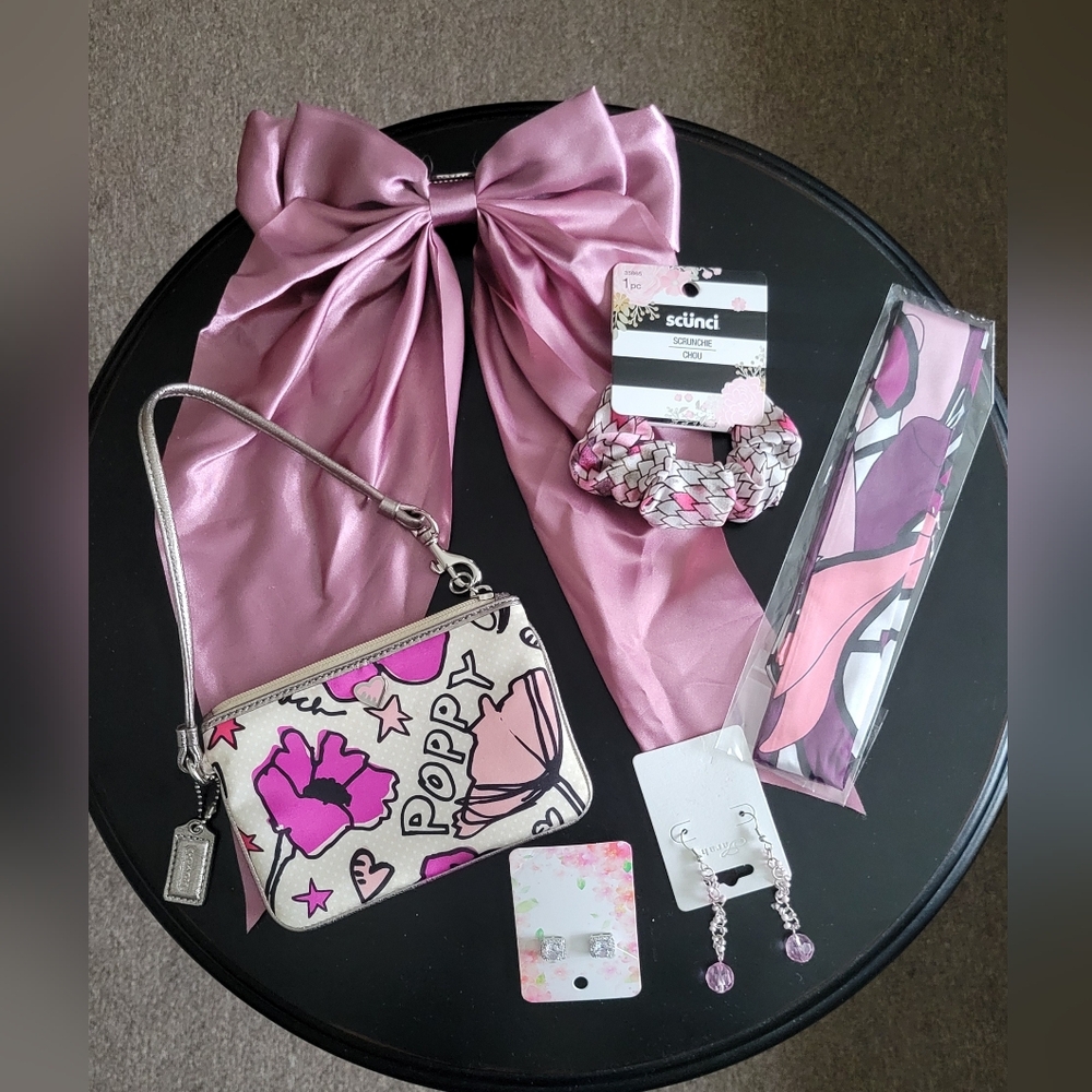 Coach Ltd. Edition Poppy Wristlet , Jewlery, & Accessories BUNDLE